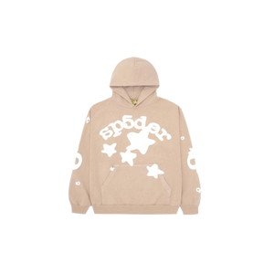 Sp5der Beluga Hoodie Sand