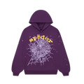Sp5der OG Web V2 Star Hoodie Purple