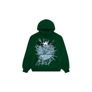 Sp5der Web Hoodie Jägergrün