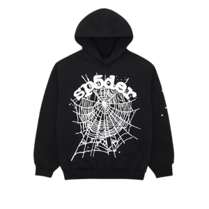 Sp5der OG Web Hoodie Black