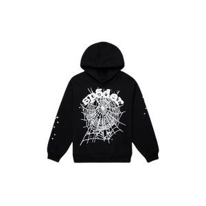 Sp5der OG Web Hoodie Black