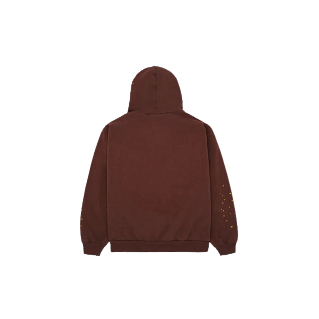 Sp5der Web Hoodie Brown