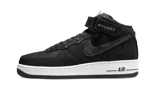 Air Force 1 Mid Stussy All Black - DJ7840-001