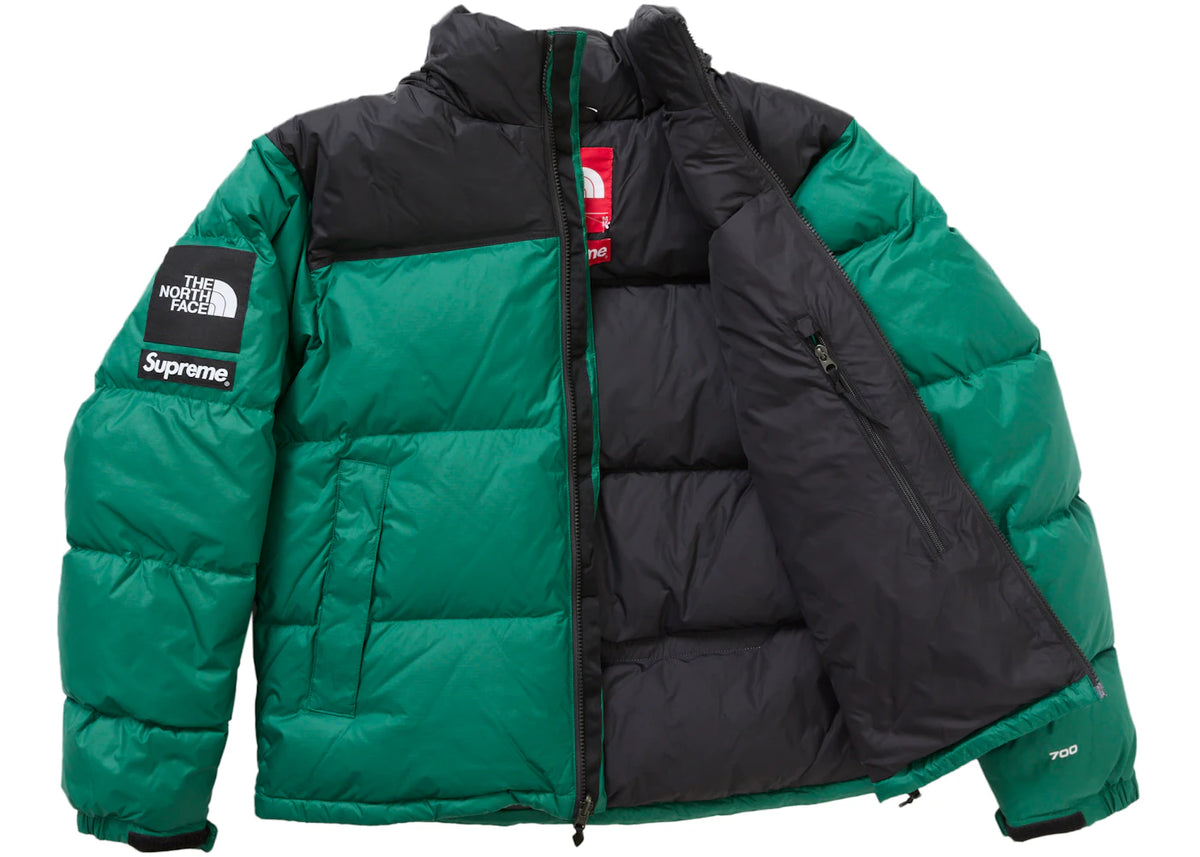 Supreme The North Face Nuptse Jacket Green
