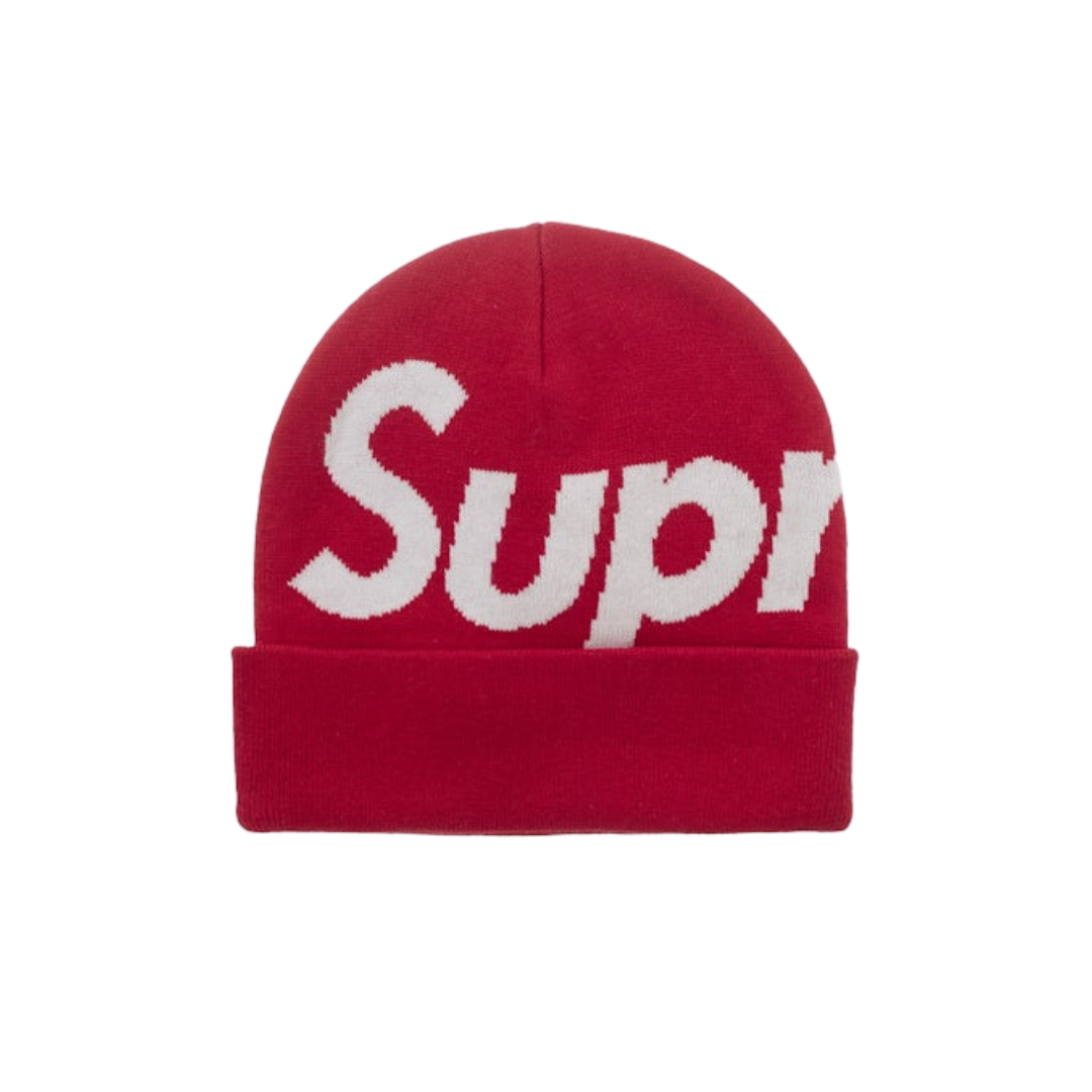 Supreme Big Logo Beanie (FW25) Red