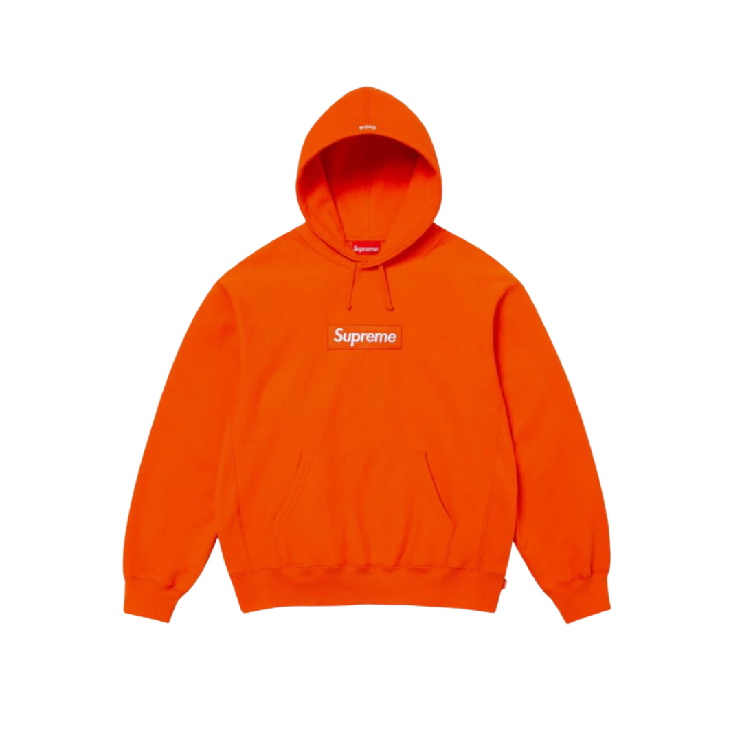 Supreme Box Logo Hooded Sweatshirt Sweatshirt (FW24) Dark Orange