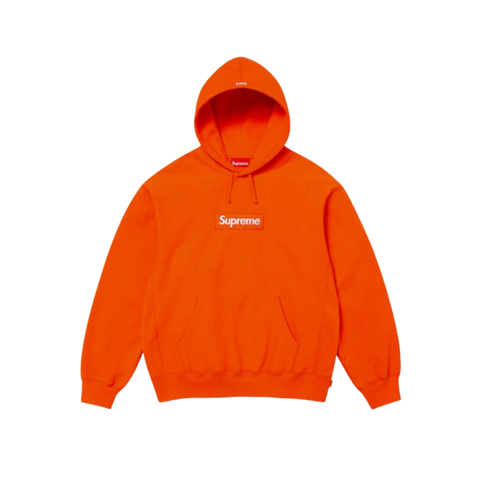 Supreme Box Logo Hooded Sweatshirt Sweatshirt (FW24) Dark Orange