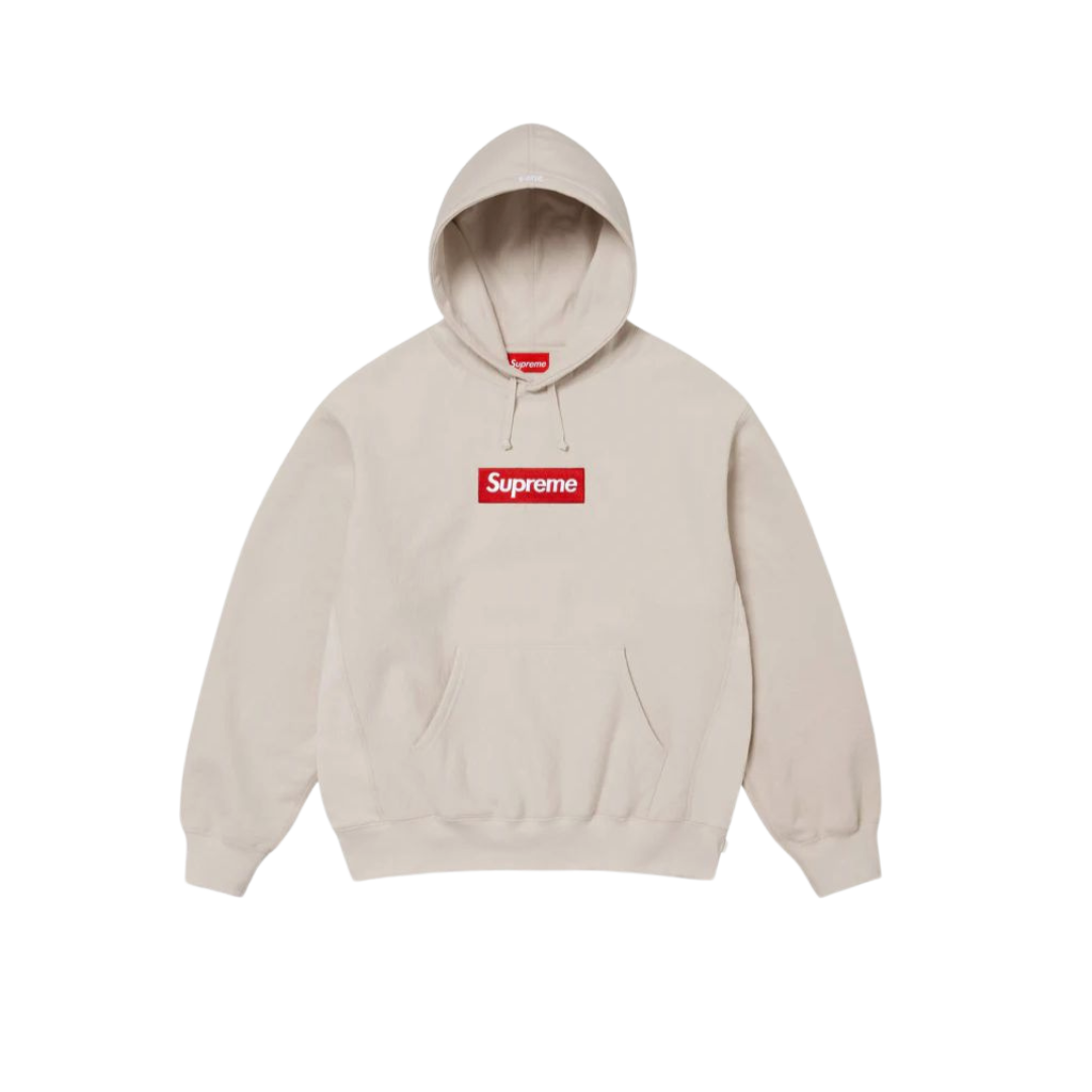 Supreme Box Logo Hooded Sweatshirt Sweatshirt (FW24) Stone