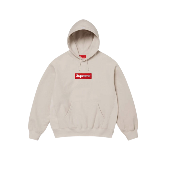 Supreme Box Logo Hooded Sweatshirt Sweatshirt (FW24) Stone