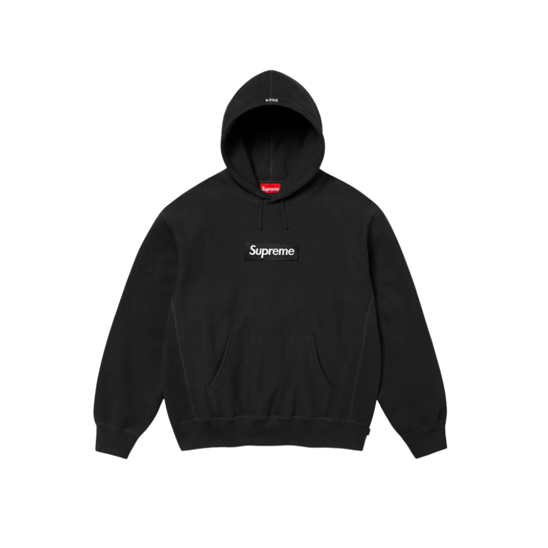 Supreme Box Logo Kapuzenpullover Sweatshirt (FW24) Schwarz