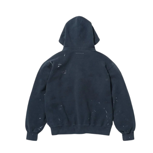 Supreme MM6 Maison Margiela Box Logo Zip Up Hooded Sweatshirt
Navy