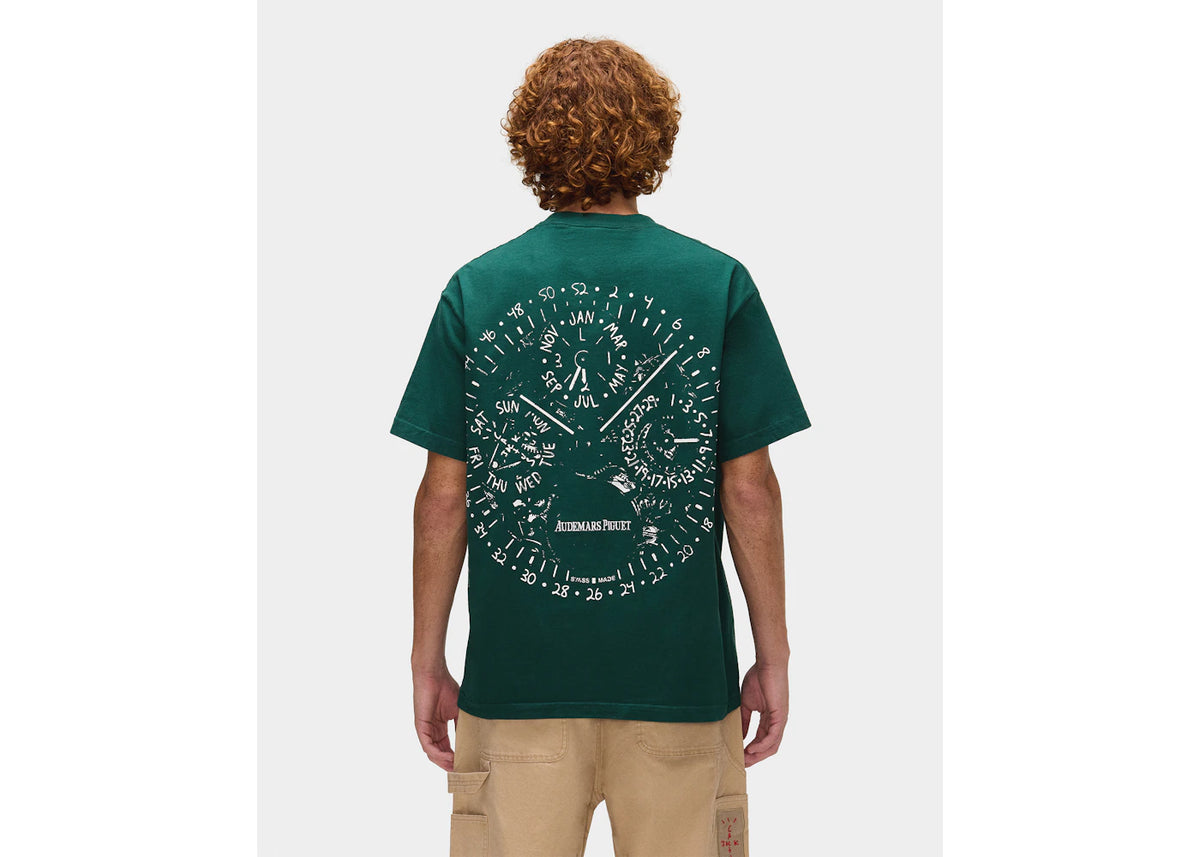 Travis Scott CJ x Audemars Piguet Watch Face Tee Green