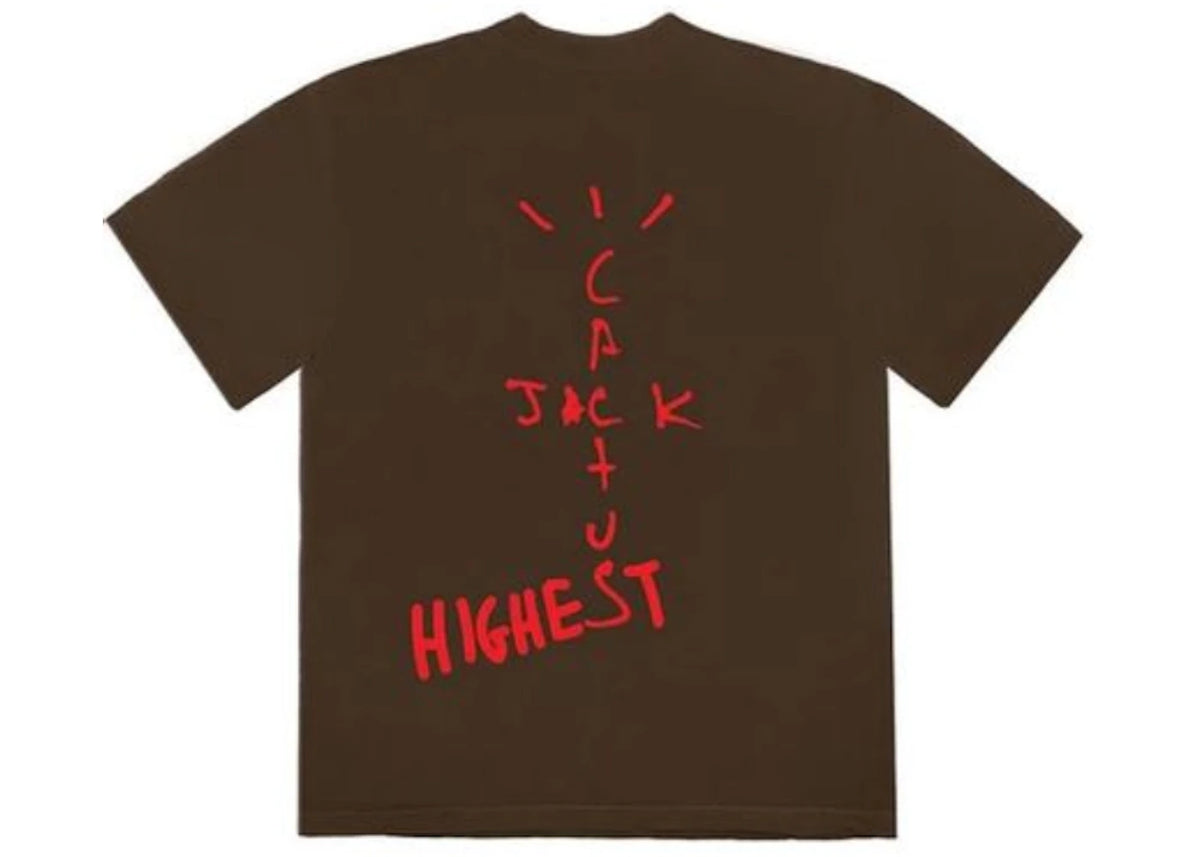 Travis Scott Jordan Cactus Jack Highest T Shirt Brown
