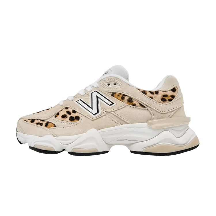 New Balance 9060 Tan Leopard White