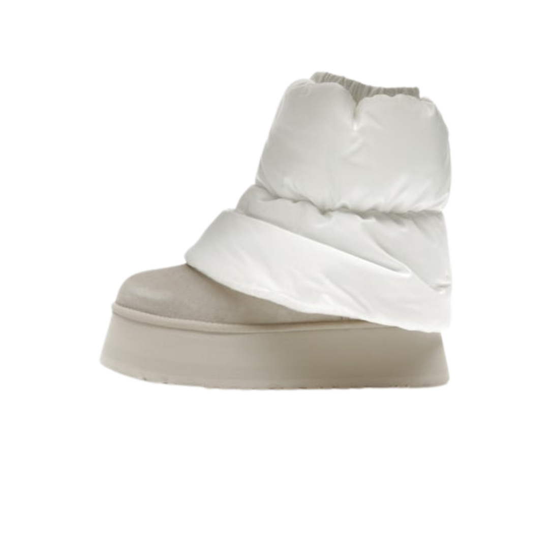 UGG Classic Mini Dipper Puffer Boot White Ceramic