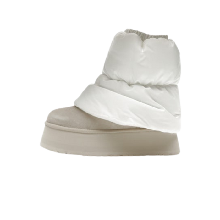 UGG Classic Mini Dipper Puffer Boot White Ceramic