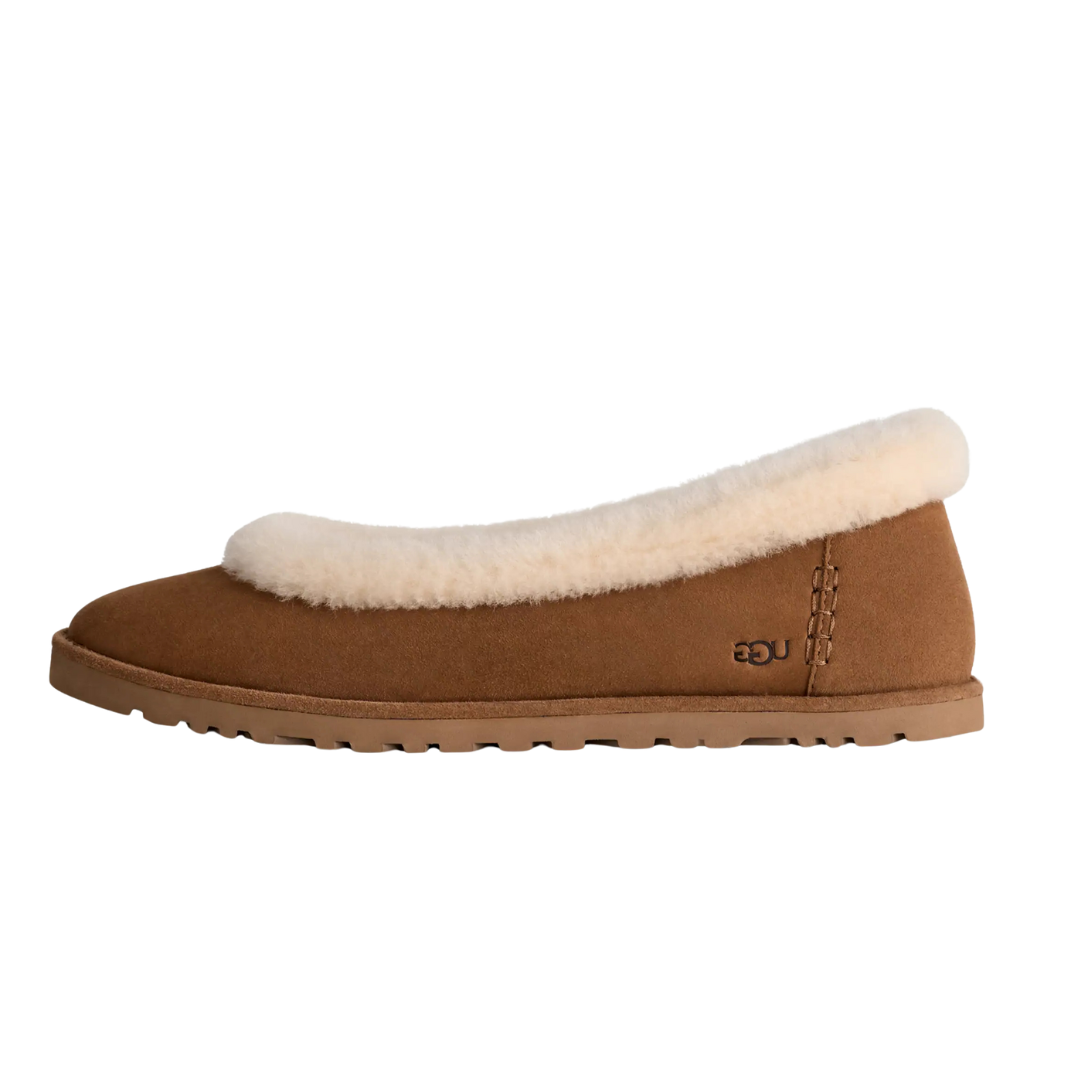 UGG Zora Ballet Flat Chestnut