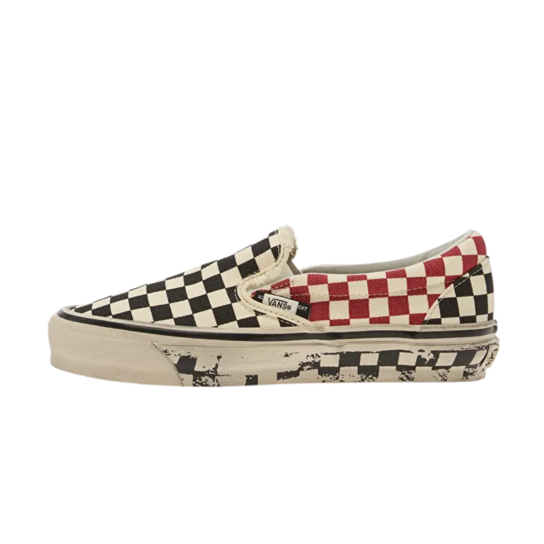 Vans LX Classic Slip-On 98 Act of Disagreement Black Checkerboard