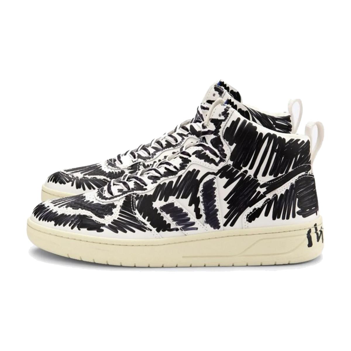 Veja V-15 Leather x Marni Black