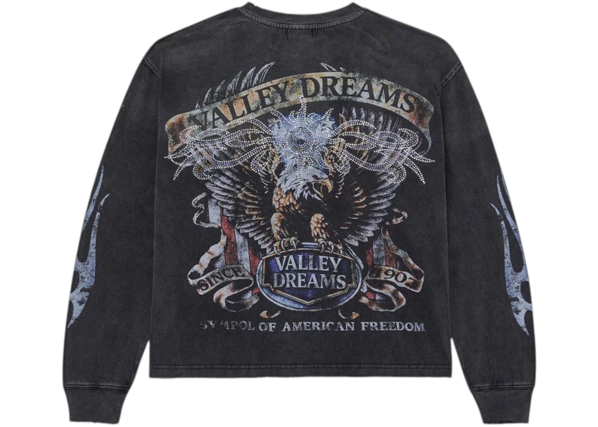 Vale Forever Valley Bling Long-Sleeve Tee Black