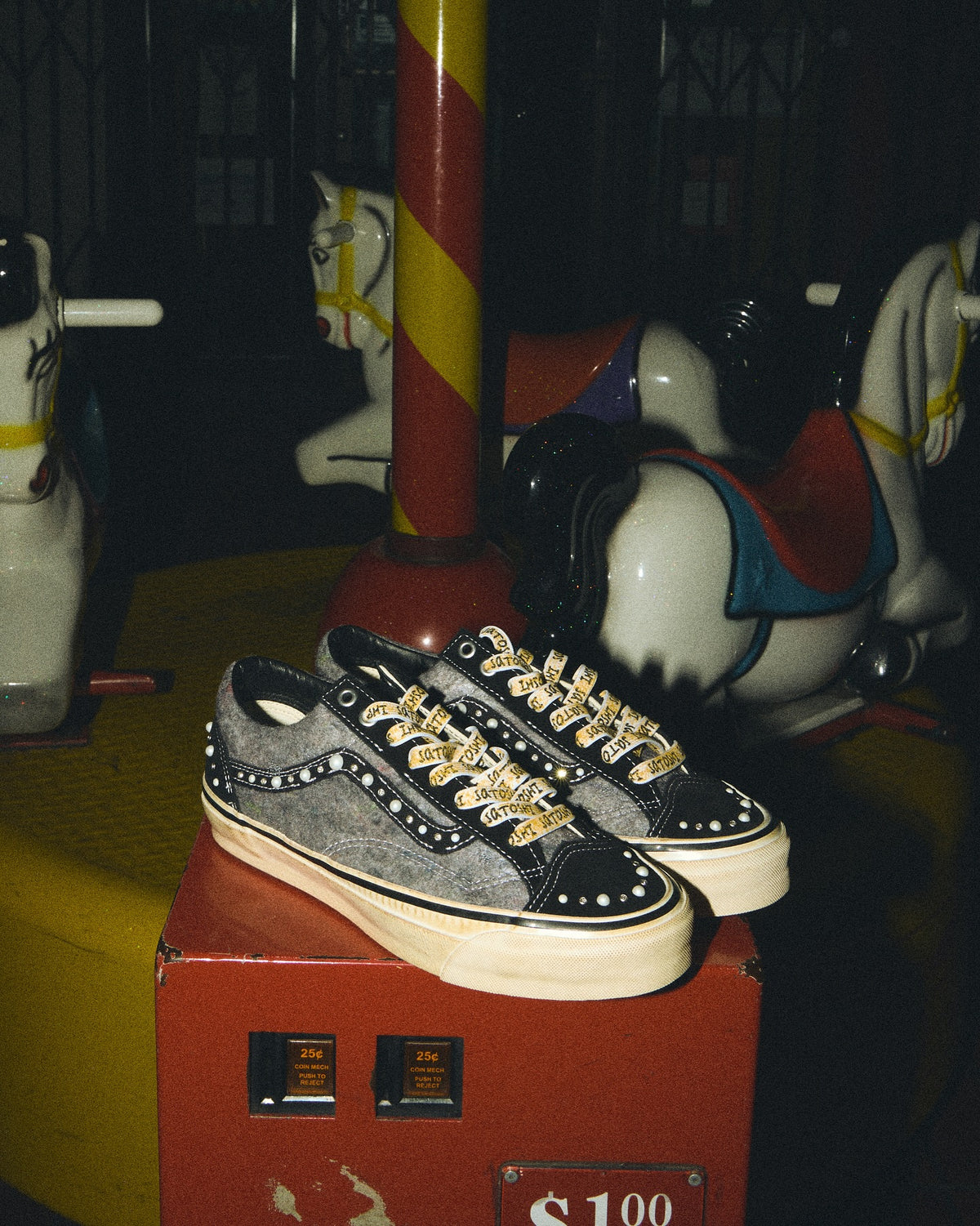 Vans OTW Old Skool Reissue 36 Satoshi Nakamoto Pearlized Speckled Moving Blanket Grey