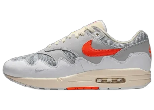 Nike Air Max 1 Patta Waves White Hyper Crimson (Without Bracelet)