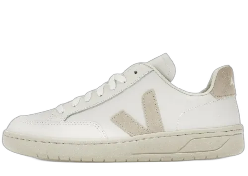 Veja V-12 Leather White Sable