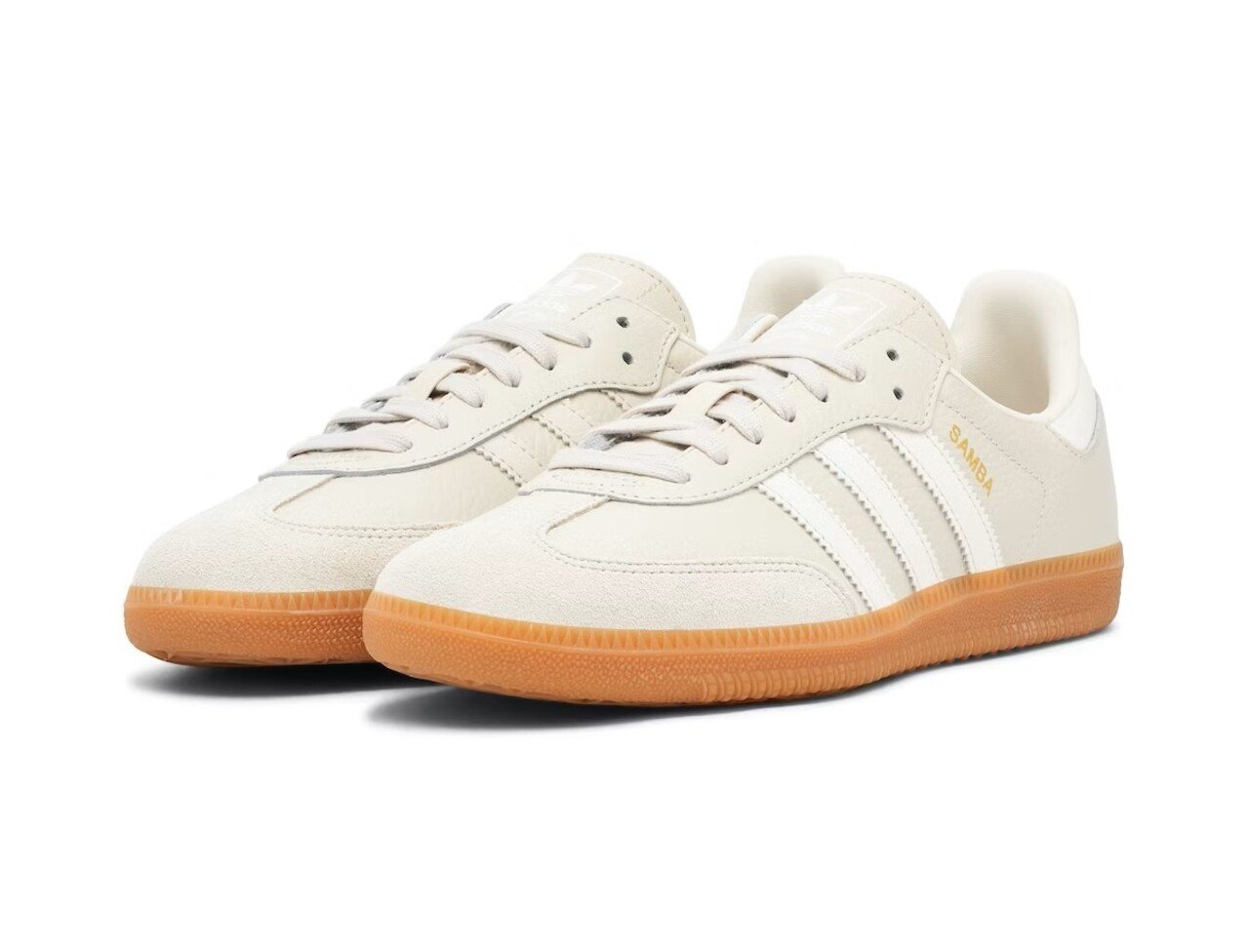 Adidas samba og store gum sole sneaker