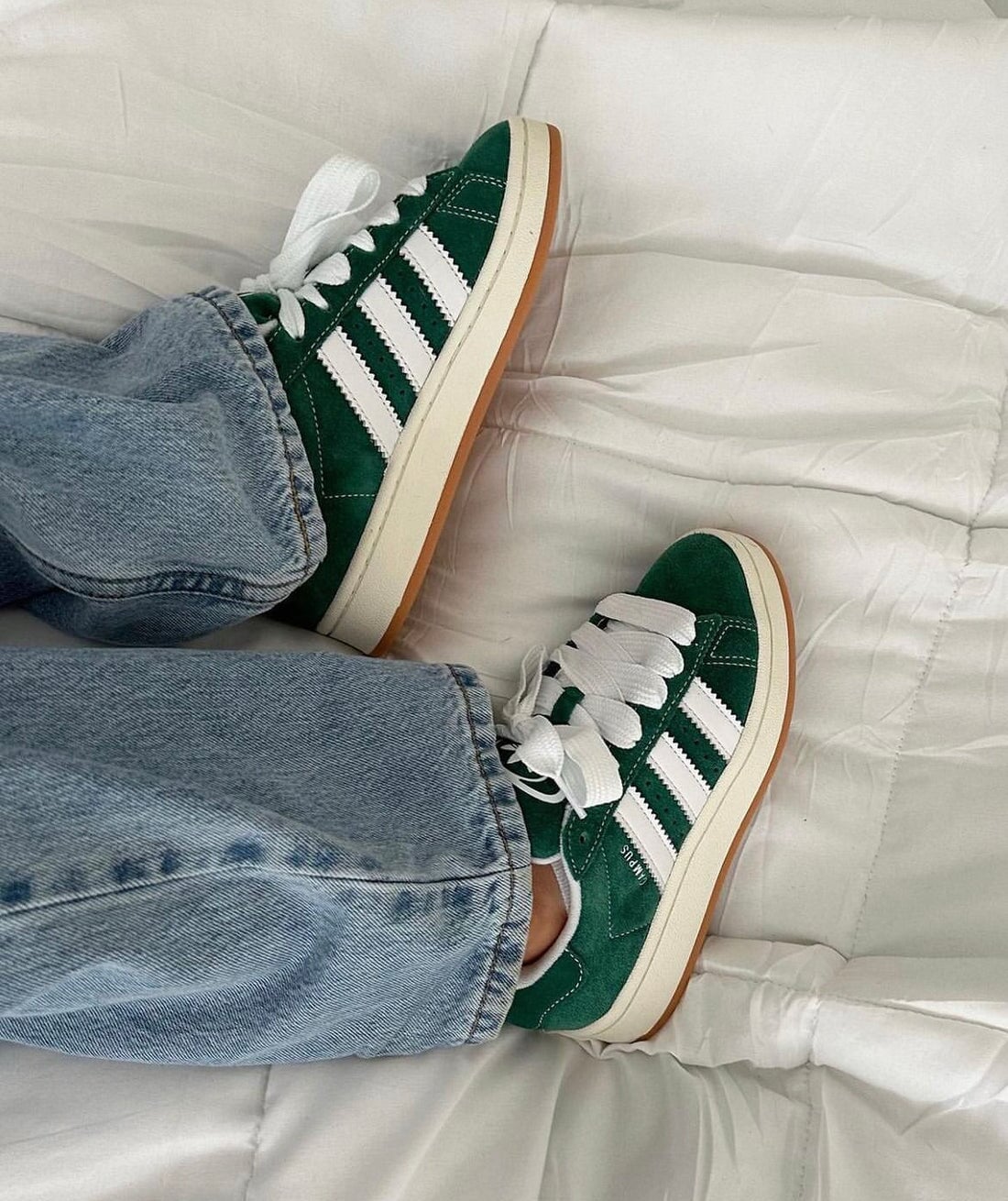 Adidas Campus 00s Dark Green Cloud White