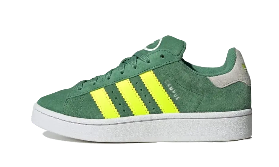 Adidas Campus 00s Green Solar Yellow