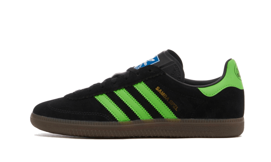 Adidas Samba Deco SPZL Core Black Lucid Lime