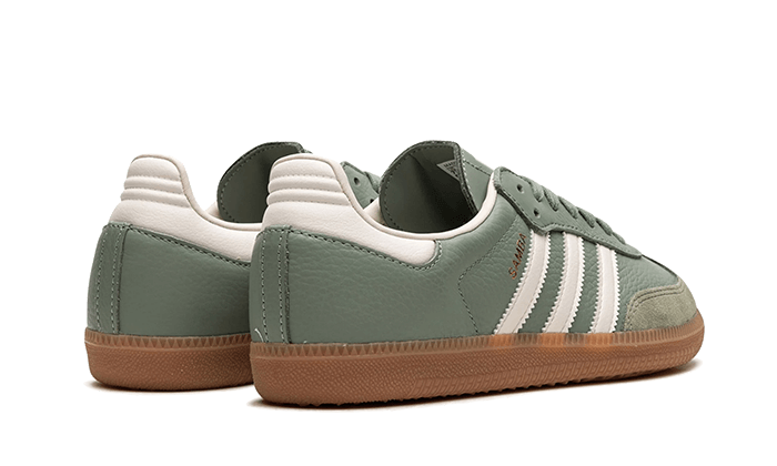 Adidas samba green white outlet