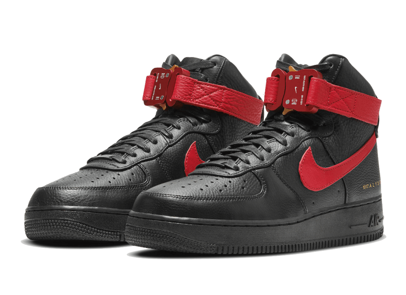 Nike air force 1 schwarz rot online