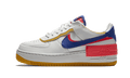 Nike Air Force 1 Shadow White Flash Crimson Astronomy Blue
