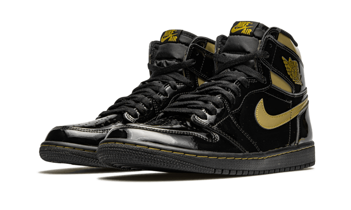 Air Jordan 1 High Black Metallic Gold - 555088-032 / 575441-032