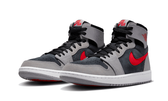 Air Jordan 1 High Zoom Air CMFT 2 Black Fire Red Cement - DV1307-060