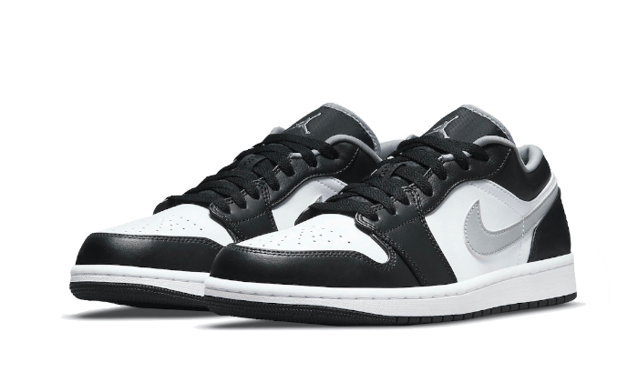 Air Jordan 1 Low Black White Particle Grey - 553558-040 / 553560-040