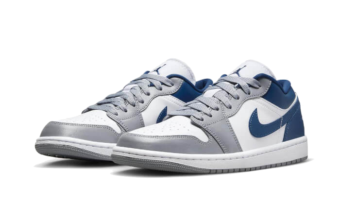 Air Jordan 1 Low White Grey Blue - DC0774-042