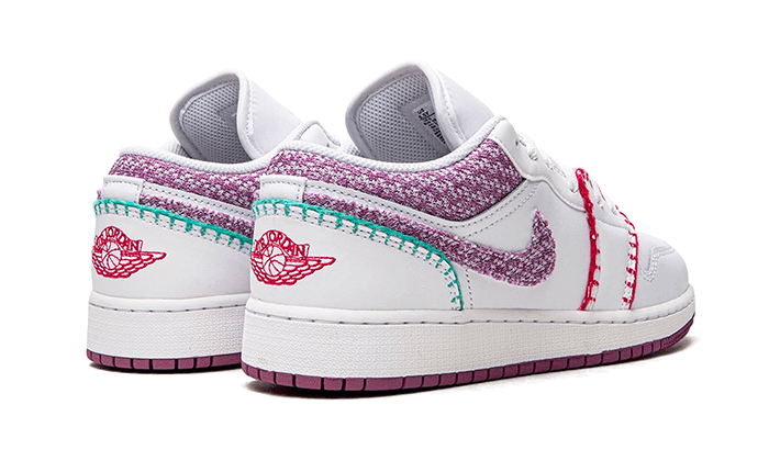 Air Jordan 1 Low White Light Bordeaux - DM9037-100