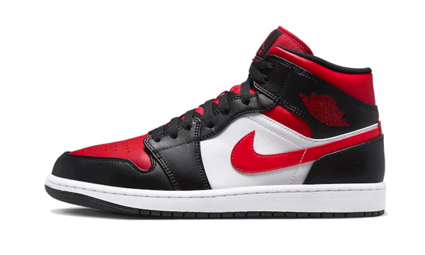 Air Jordan 1 Mid Alternate Bred Toe - 554724-079 / 554725-079