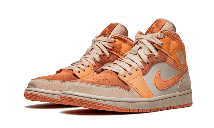 Air Jordan 1 Mid Apricot Orange - DH4270-800