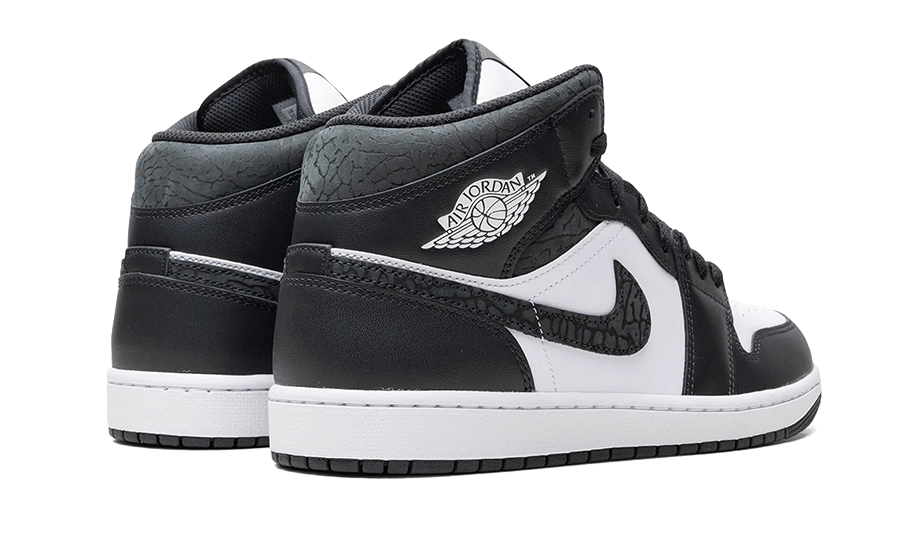 Air Jordan 1 Mid Black Elephant - FB9909-001 / FB9911-001