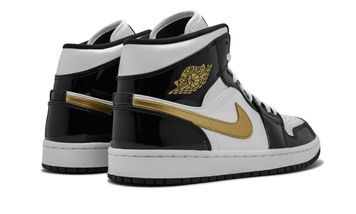 Air Jordan 1 Mid Black Gold