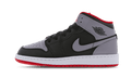 Air Jordan 1 Mid Cement Grey Red
