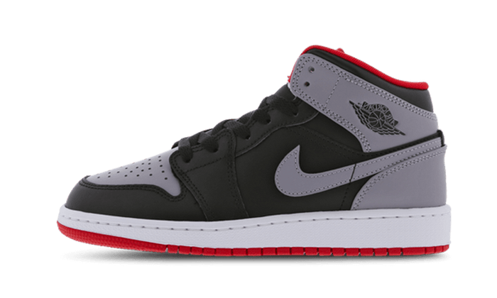 Air Jordan 1 Mid Cement Grey Red - DQ8423-006