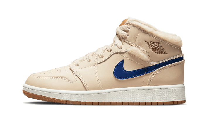 Air Jordan 1 Mid Fleece Pearl White - DO2207-264