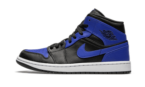 Air Jordan 1 Mid Hyper Royal getrommeltes Leder