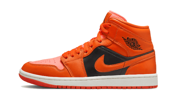 Air Jordan 1 Mid Orange Black - DM3381-600