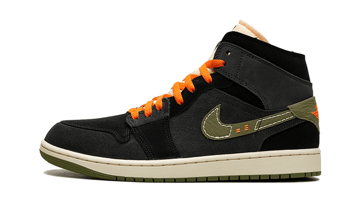 Air Jordan 1 Mid SE Craft Anthracite Light Olive - FD6817-003 / FD5847-003