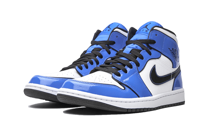 Air Jordan 1 Mid Signal Blue - DD6834-402 / BQ6931-402